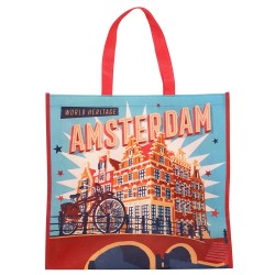 Vintage Amsterdam Shopper - Boodschappentas 40cm