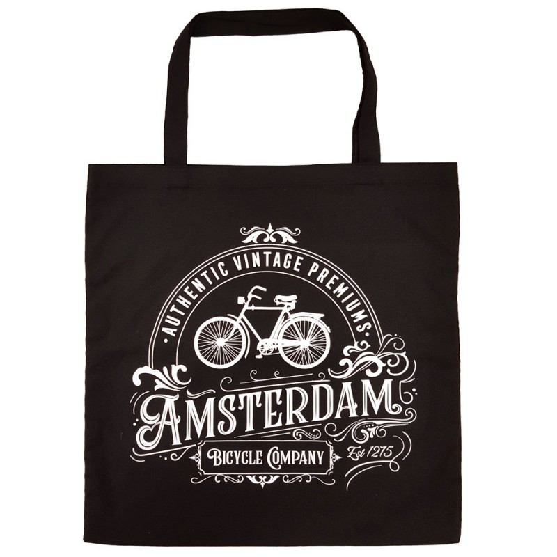 Amsterdam-Giftshop - Shopping bag - Amsterdam-Bicycle -  www.typical-dutch-giftshop.com | worldwide shipping.