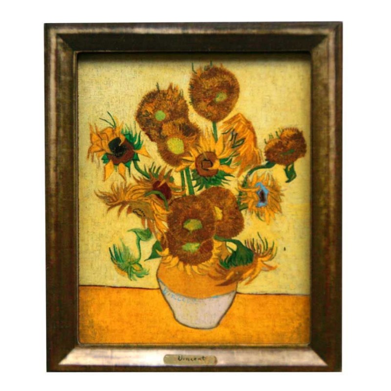 Zonnebloemen - Van Gogh - 3D MDF