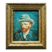 Famous Painters Self Portrait - Gogh - 3D MDF