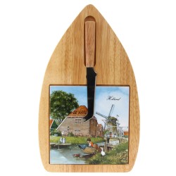 Cheese board and Knife - Barn de Haal Tile