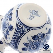 Round Tulipvase Flowers - Handpainted Delftware