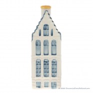 KLM miniatuur huisje nummer 52 - Delfts Blauw