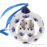 Ring with Clogs - X-mas Pendant Delft Blue