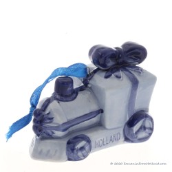 Locomotief Holland - Kersthanger Delfts Blauw