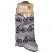 Socks Grey Bicycles - Size...
