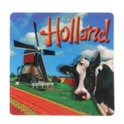 Holland Cow Windmill - Holland 2D Magnet
