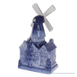 Windmill Canalhouses Medium - Delftware Ceramic