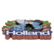 Kussend Paar Tulpen - Holland 2D Magneet