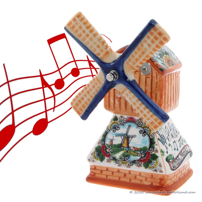 Music Windmill - Polychrome 18cm