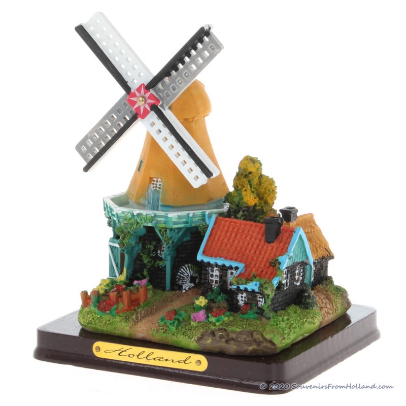 3D miniature Windmill - Yellow
