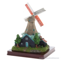 3D miniature Windmill - Black Grey
