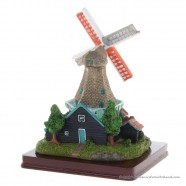 3D miniatuur windmolen - Zwart Grijs