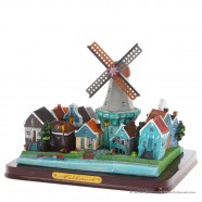 3D miniatuur Dorpstafereel - Hollands Dorp met Molen