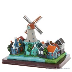 3D miniatuur Dorpstafereel - Hollands Dorp met Molen