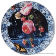 Wall Plate Flowers of the Golden Age - 25cm
