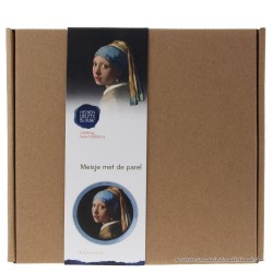 Delft Blue Wall Plate - Girl with a Pearl Earring - 20cm