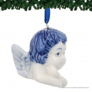 Angel Head A - X-mas Figurine Delft Blue