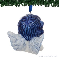 Angel Head B - X-mas Figurine Delft Blue