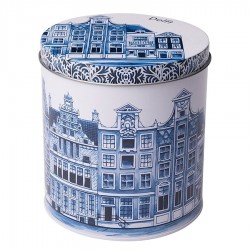 Syrup Waffle Tin Delft Canalhouses 11cm