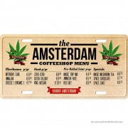 Amsterdam Coffeeshop Menu...
