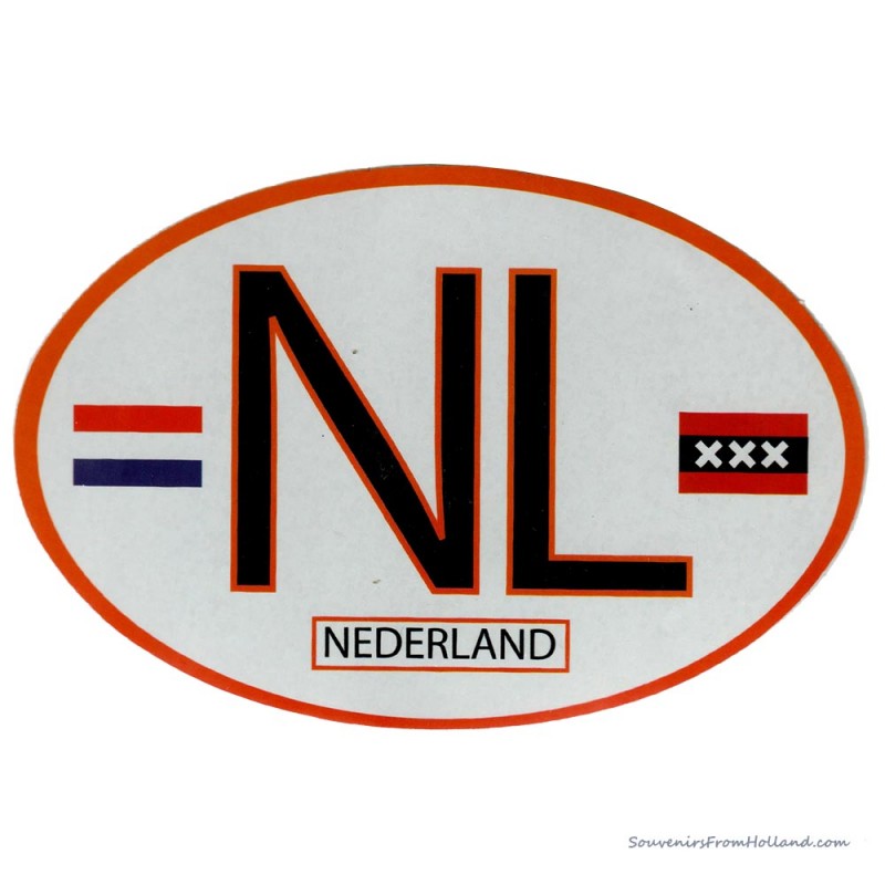 Wegenbouwproces Dubbelzinnig wijn NL Bumper Sticker - Car Stickers Souvenirs • Souvenirs from Holland