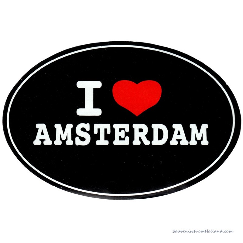 I love Amsterdam Bumper Sticker