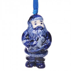 Santa with Horse - X-mas Figurine Delft Blue