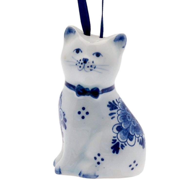 Cat Delft Blue - Christmas Ornaments