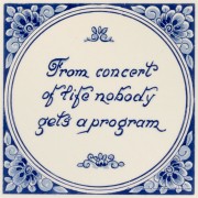 Inspirational tile - From...