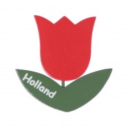 Tulip Red - Magnet Wood