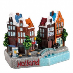 Holland Canal Houses - 3D miniature