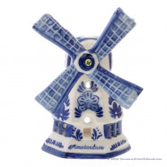 Windmill Candlelight 12 cm - Delftware Ceramic