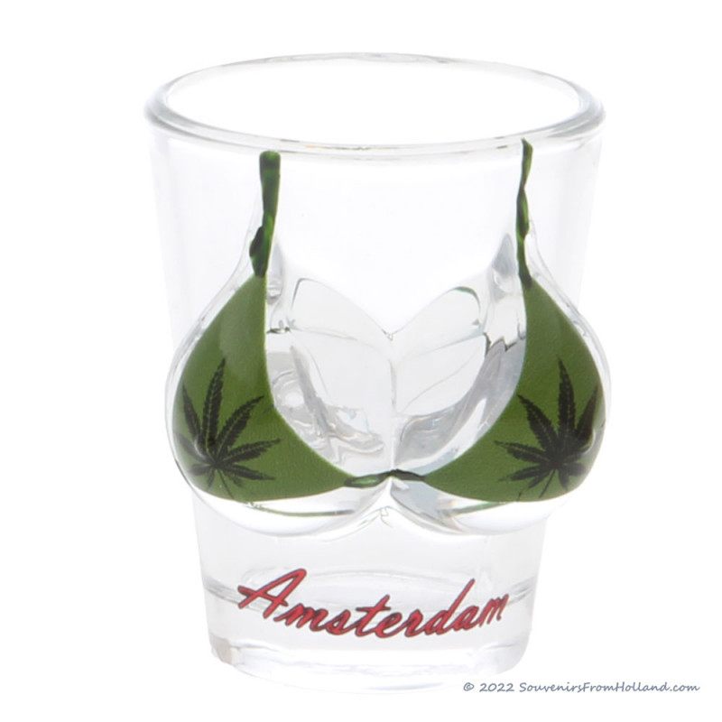 Geschiktheid Uitlijnen in stand houden Bikini Cannabis Amsterdam Shotglass - Shooter - Shooters Shotglasses •  Souvenirs from Holland