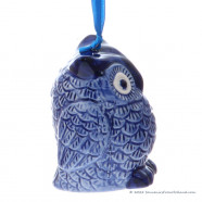Christmas Owl - X-mas Ornament Delft Blue