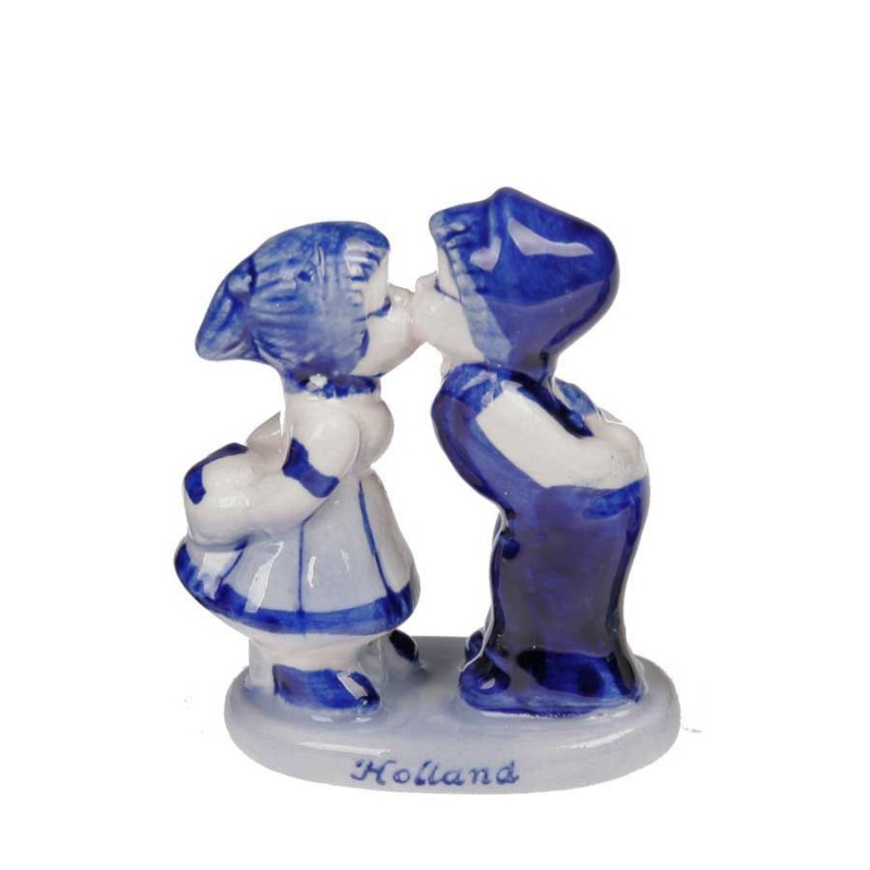 Kissing Couple 6cm - Holland - Delft Blue