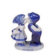 Kussend Paar 6cm - Holland - Delfts Blauw