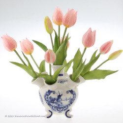 Tulip Vase on Feet - small 13 cm - Landscape Windmill