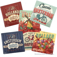 Holland Windmill vintage ceramic coaster