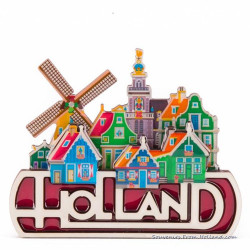 Holland dorpstafereel 2D magneet