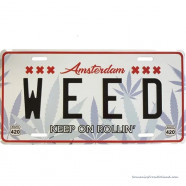 Keep on Rollin' Weed kentekenplaat