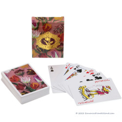 Pink Gold Tulips Holland Playing Cards