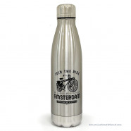 Waterbottle Silver RVS Amsterdam Join the ride