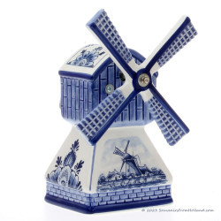 Music Windmill - Delft Blue 20cm
