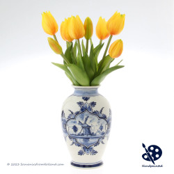 Vase Molen - Handpainted Delft Blue
