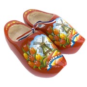 Footwear Red - Tulip - Wooden Shoes