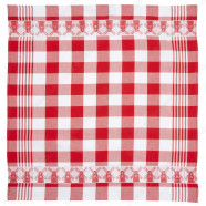 Windmills Red Tea Towel - Dish Cloth 60x65cm