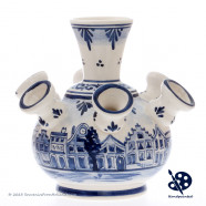 Small Tulipvase Canal Houses - Handpainted Delftware