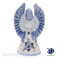 Delft Blue Christmas Angel praying B - Handpainted Delftware
