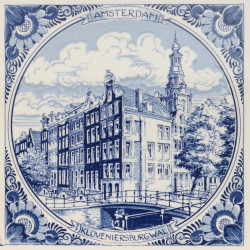Kloveniersburgwal Amsterdam - Tile 15x15cm